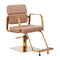 Poltrona parrucchiere Gabbiano Porto Oro-Beige