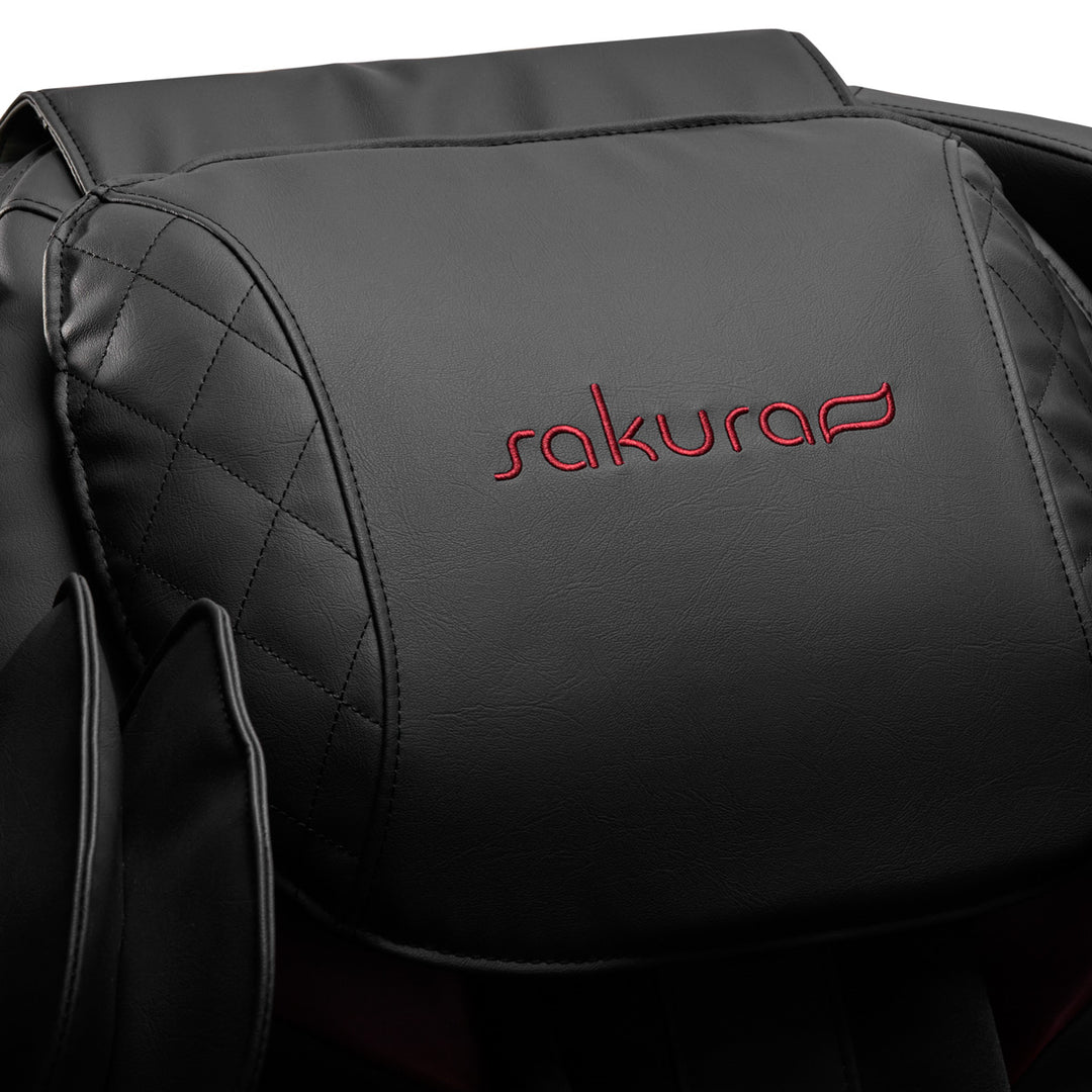 Poltrona Massaggiante Elettrica Sakura Standard 801 Nero-Rosso - immagine 7
