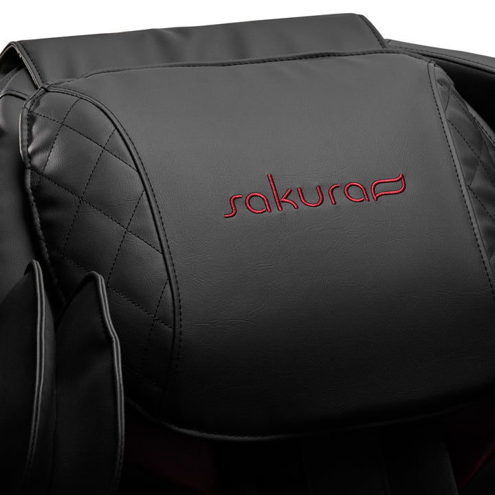 Poltrona Massaggiante Elettrica Sakura Standard 801 Nero-Rosso - immagine 7
