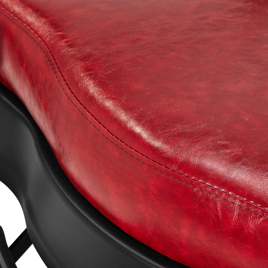 Poltrona Barbiere Gabbiano President Rosso - immagine 12