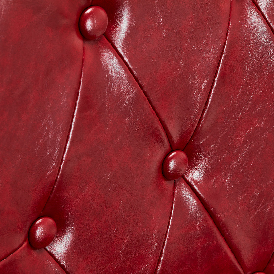 Poltrona Barbiere Gabbiano President Rosso - immagine 18