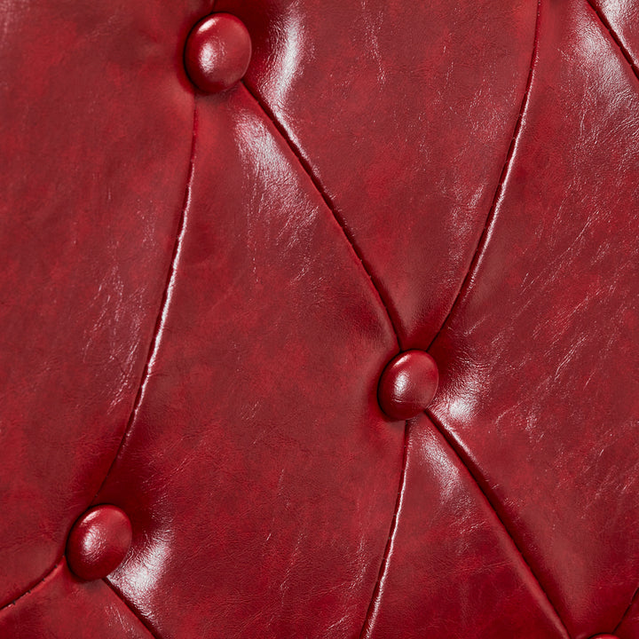 Poltrona Barbiere Gabbiano President Rosso - immagine 18