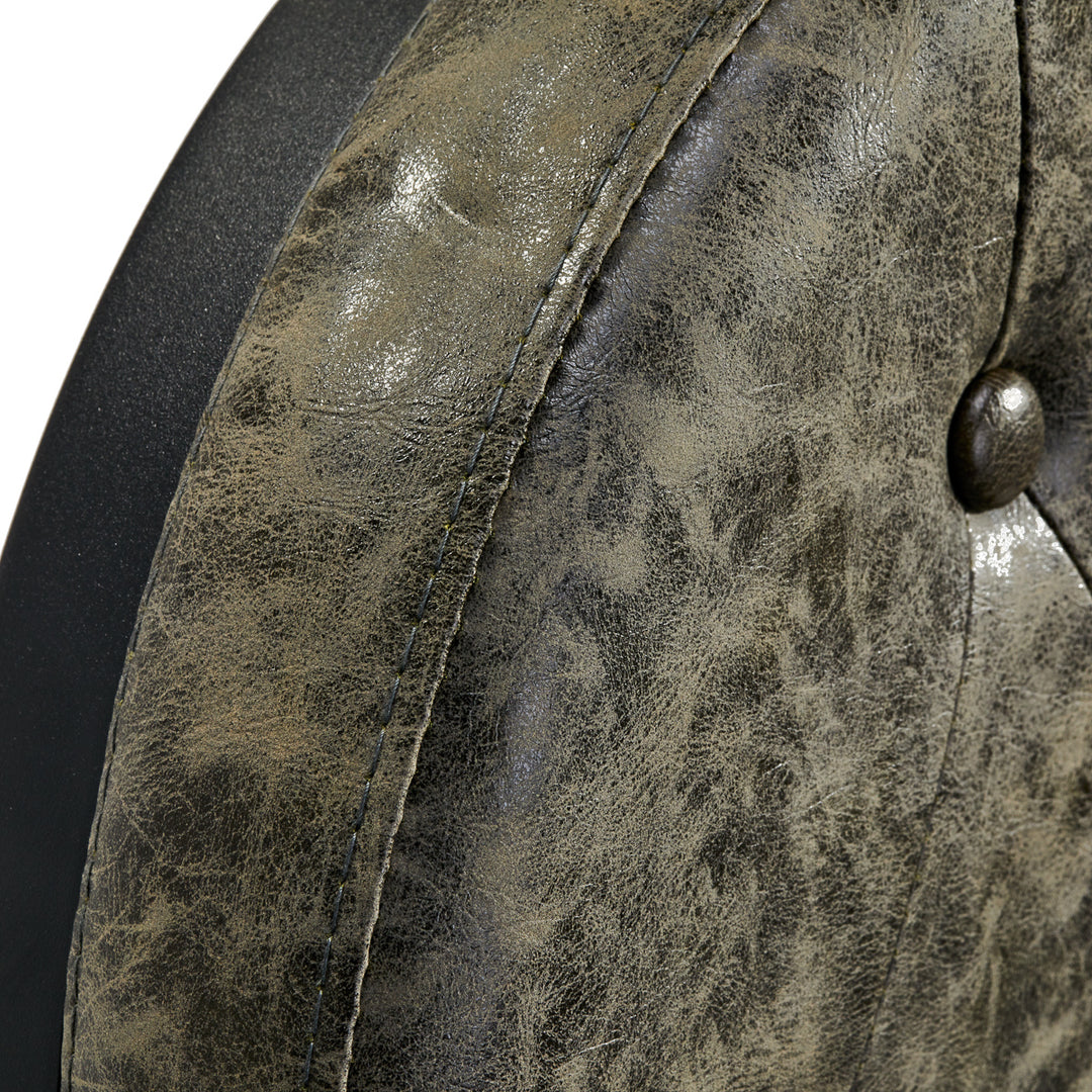 Poltrona Barbiere Gabbiano President Old Leather Verde - immagine 7