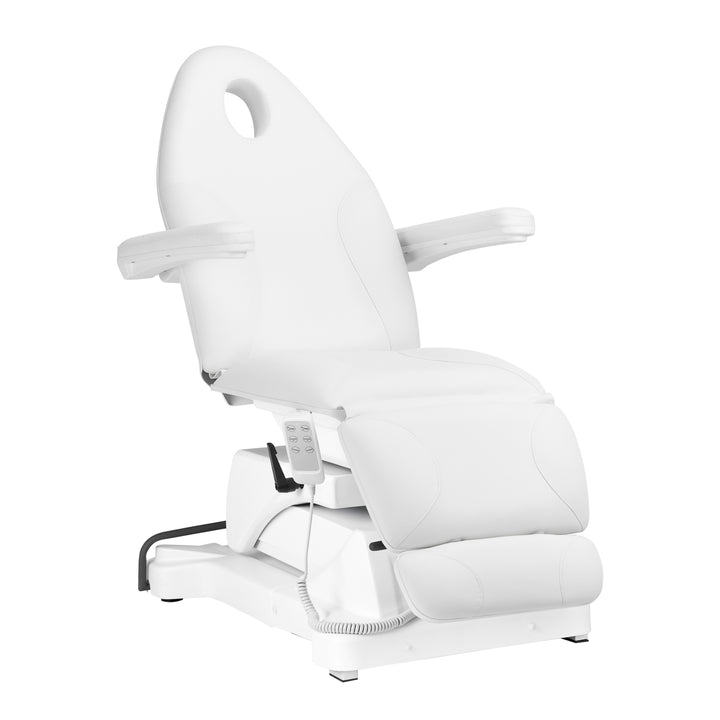 Poltrona Estetista Elettrica Sillon Basic 3 Rotary Bianco 2