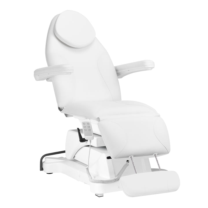 Poltrona Estetista Elettrica Sillon Basic 3 Rotary Bianco 3