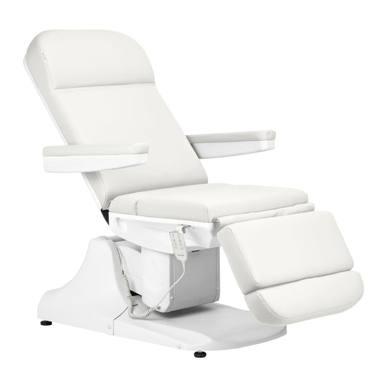 Poltrona Estetica Elettrica Azzurro 891 3 Motori Bianca