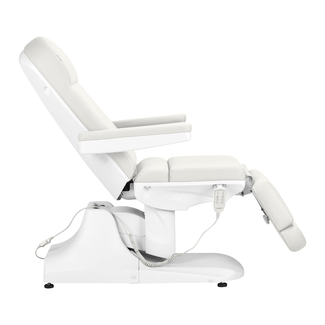 Poltrona Estetica Elettrica Azzurro 891 3 Motori Bianca - immagine 3