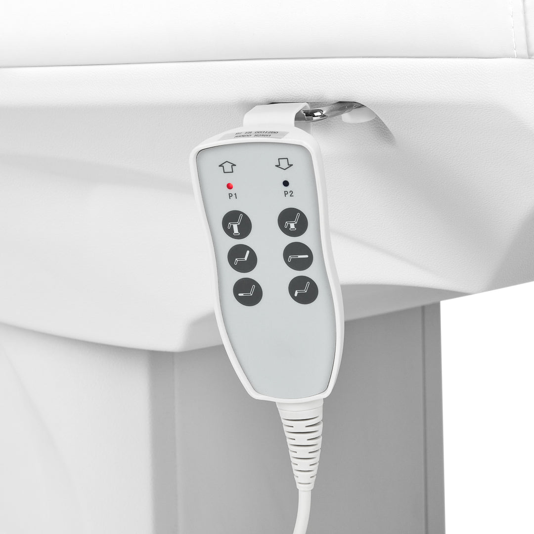 Poltrona Estetista Elettrica Azurro 891 Bianco 11