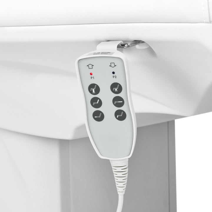 Poltrona Estetista Elettrica Azurro 891 Bianco 11