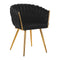 Sedia 4Rico QS-GW06G Velluto Nero