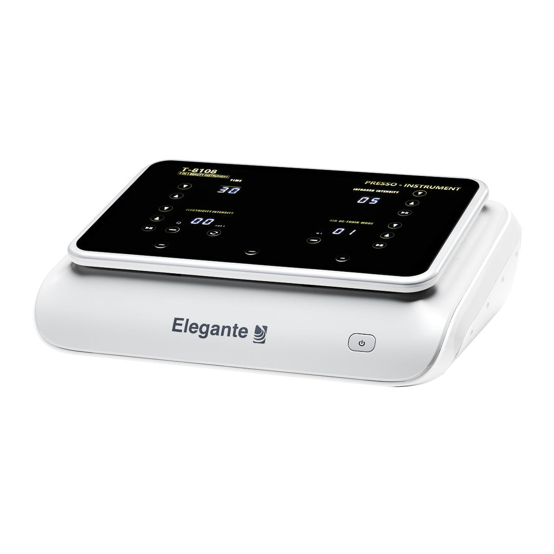 Apparecchio Pressoterapia Elegante Platinum T8108 con Infrarossi ed EMS Bianco