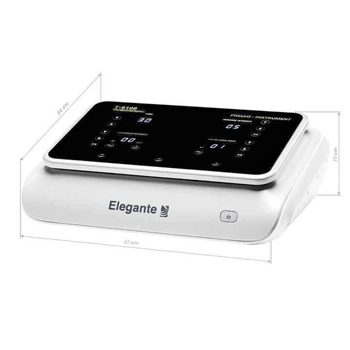 Apparecchio Pressoterapia Elegante Platinum T8108 con Infrarossi ed EMS Bianco - immagine 14