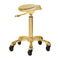 Sgabello con Ruote Gabbiano Roll Speed Oro