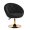 Sedia Girevole 4Rico QS-BL12B Velluto