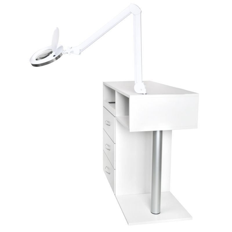 Postazione Pedicure Y-300 con Carrello, Fresa per Unghie, Lampada con Lente e Apparecchio UV-C - immagine 10