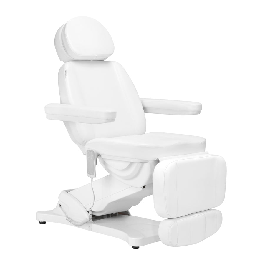 Poltrona Estetica Elettrica Sillon Classic 3 Motori Bianca