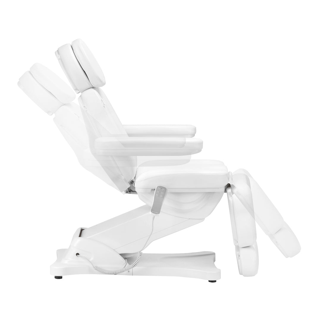 Poltrona Estetica Elettrica Sillon Classic 3 Motori Bianca - immagine 5