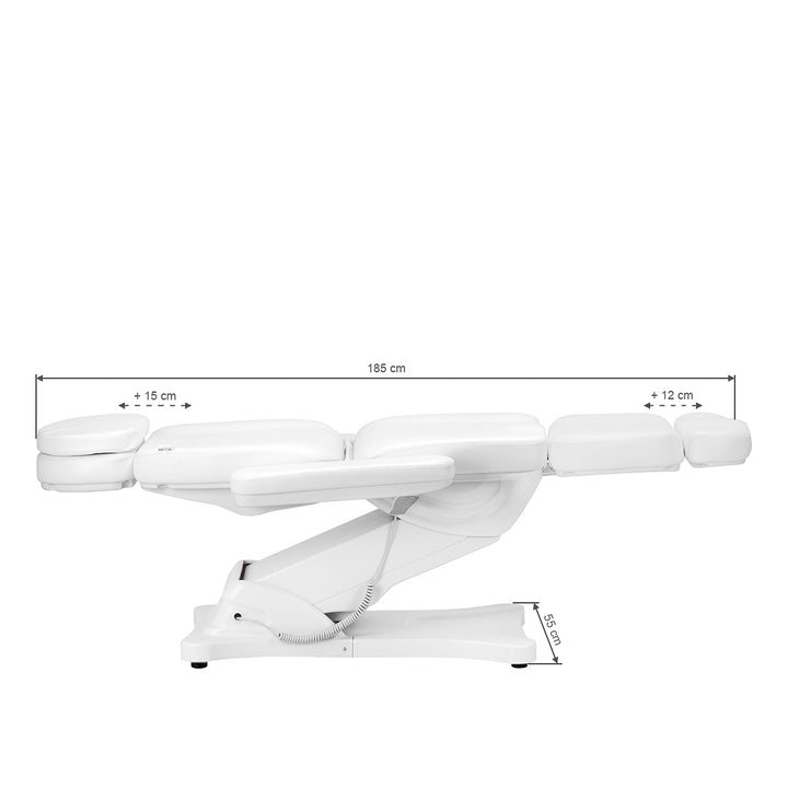 Poltrona Estetica Elettrica Sillon Classic 3 Motori Bianca - immagine 19