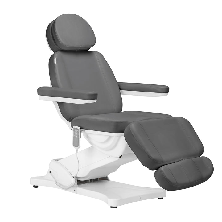 Poltrona Estetica Elettrica Sillon Classic 3 Motori Grigia - immagine 2