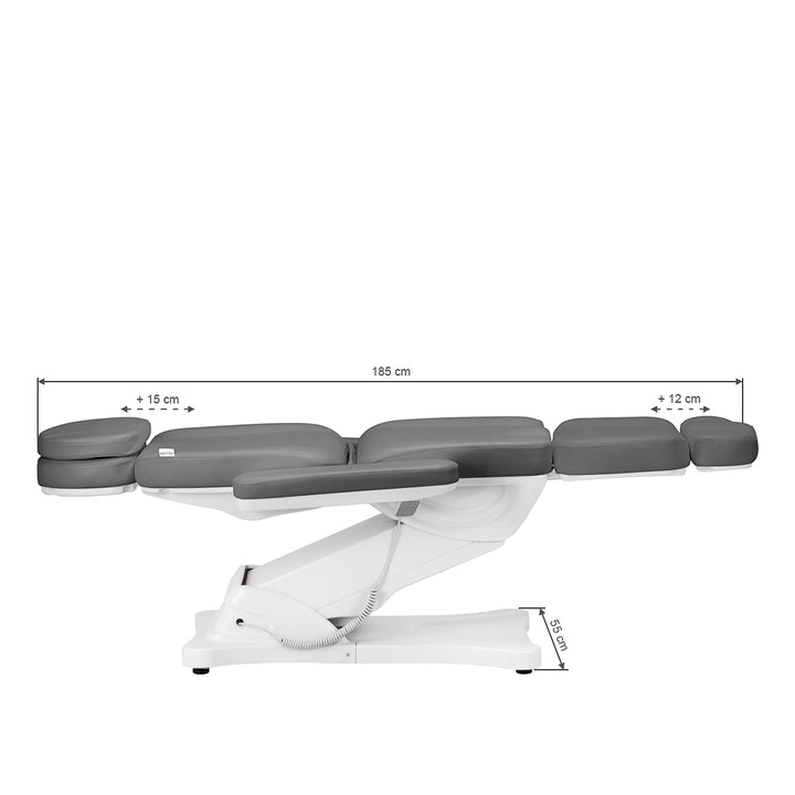 Poltrona Estetica Elettrica Sillon Classic 3 Motori Grigia - immagine 19