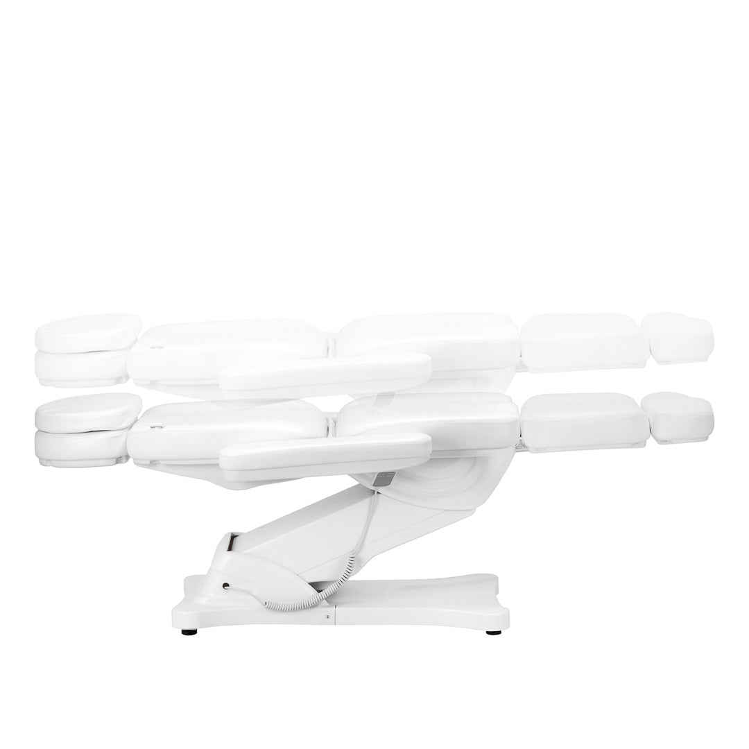 Poltrona Estetica Elettrica Sillon Classic 4 Motori Inclinabile Bianca - immagine 7