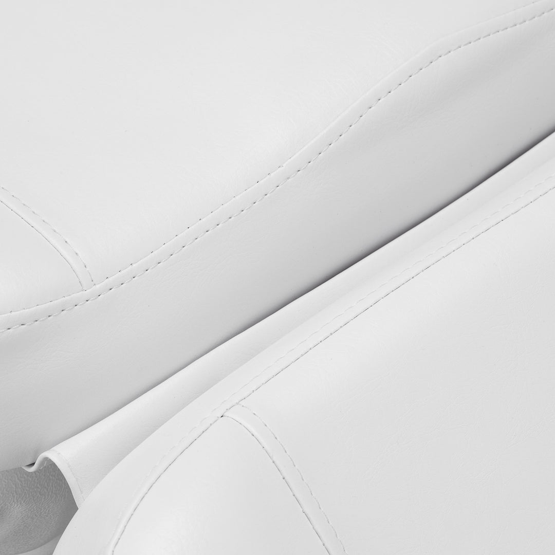 Poltrona Estetica Elettrica Sillon Classic 4 Motori Inclinabile Bianca - immagine 13