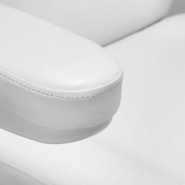Poltrona Estetica Elettrica Sillon Classic 4 Motori Inclinabile Bianca - immagine 14