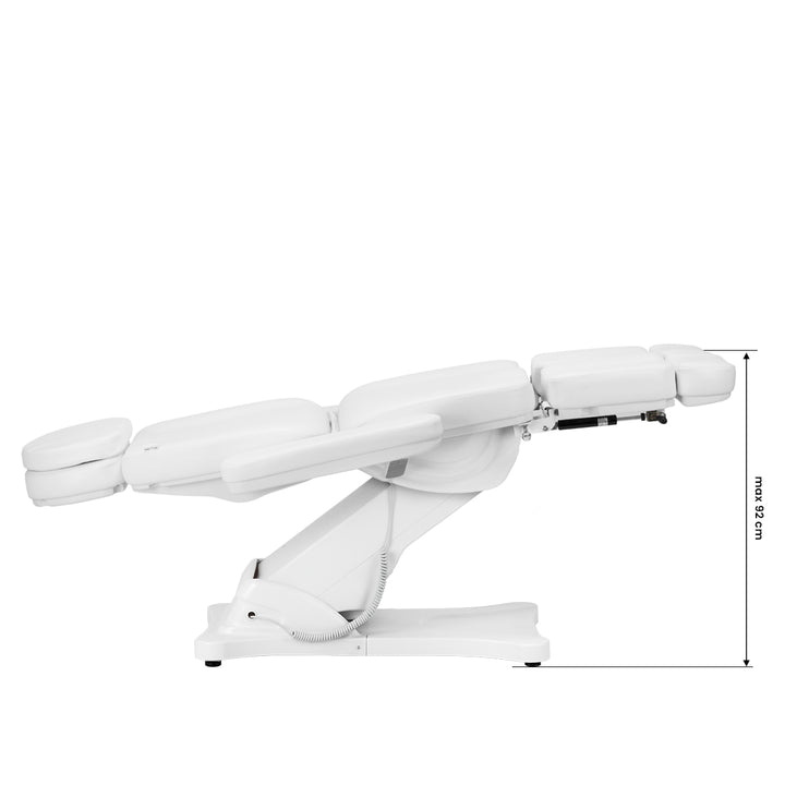Poltrona Estetica Elettrica Sillon Classic 4 Motori Inclinabile Bianca - immagine 22