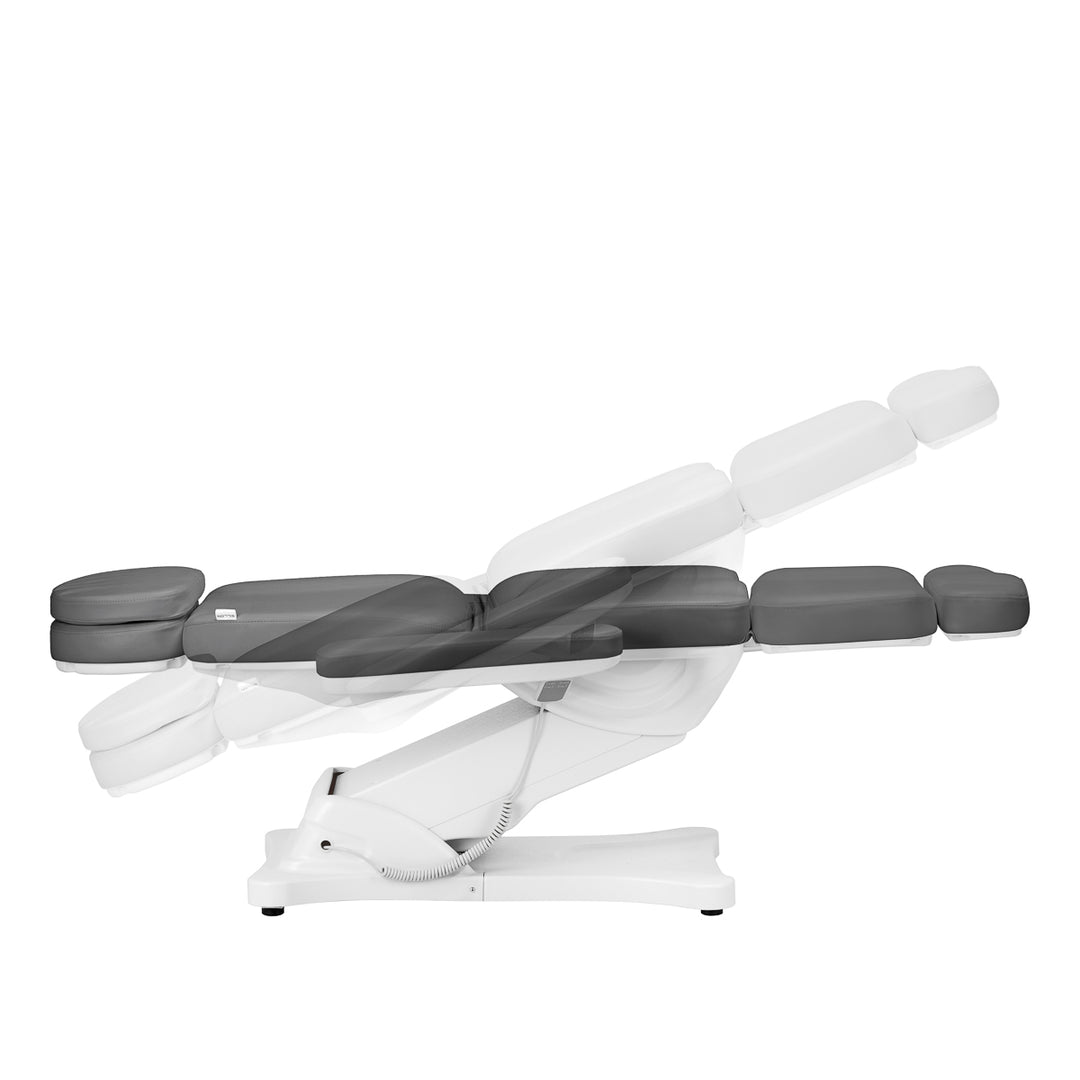 Poltrona Estetica Elettrica Sillon Classic 4 Motori Inclinabile Grigia - immagine 8