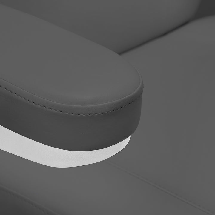 Poltrona Estetica Elettrica Sillon Classic 4 Motori Inclinabile Grigia - immagine 14