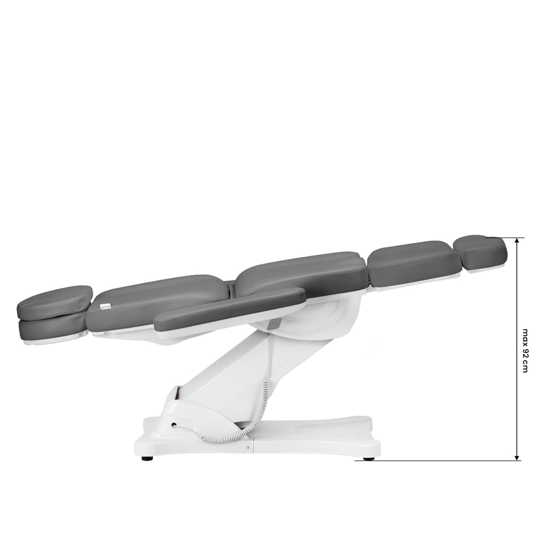 Poltrona Estetica Elettrica Sillon Classic 4 Motori Inclinabile Grigia - immagine 22
