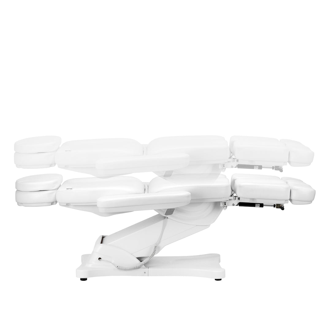 Poltrona Estetica Elettrica Sillon Classic 3 Motori Inclinabile Bianca - immagine 8