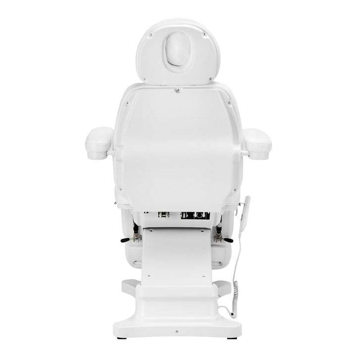 Poltrona Estetica Elettrica Sillon Classic 3 Motori Inclinabile Bianca - immagine 9