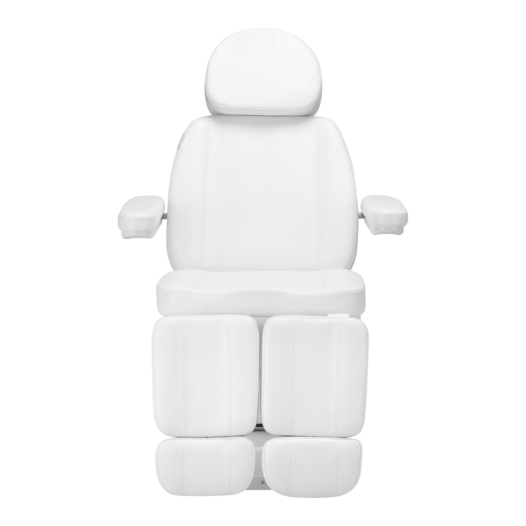 Poltrona Estetica Elettrica Sillon Classic 3 Motori Inclinabile Bianca - immagine 10