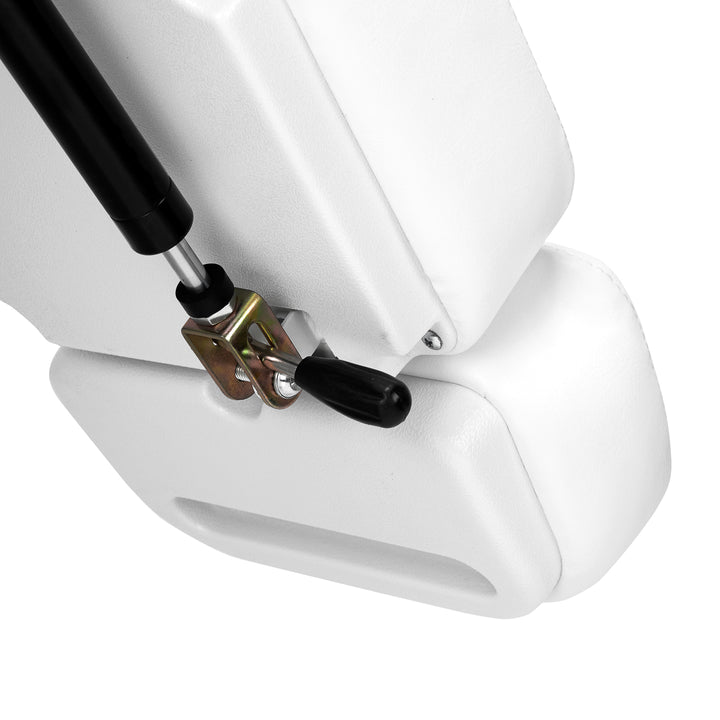 Poltrona Estetica Elettrica Sillon Classic 3 Motori Inclinabile Bianca - immagine 11