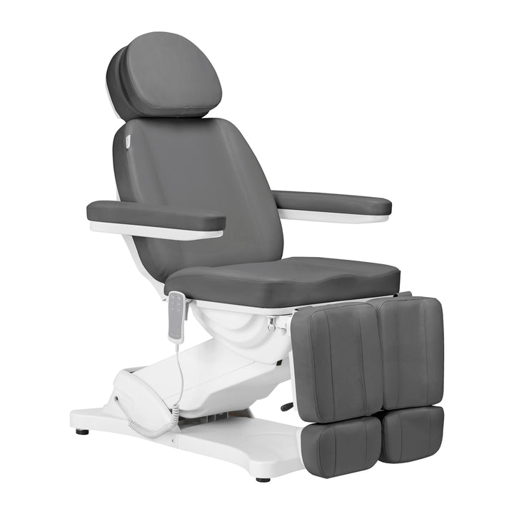 Poltrona Estetica Elettrica Sillon Classic 3 Motori Inclinabile Grigia