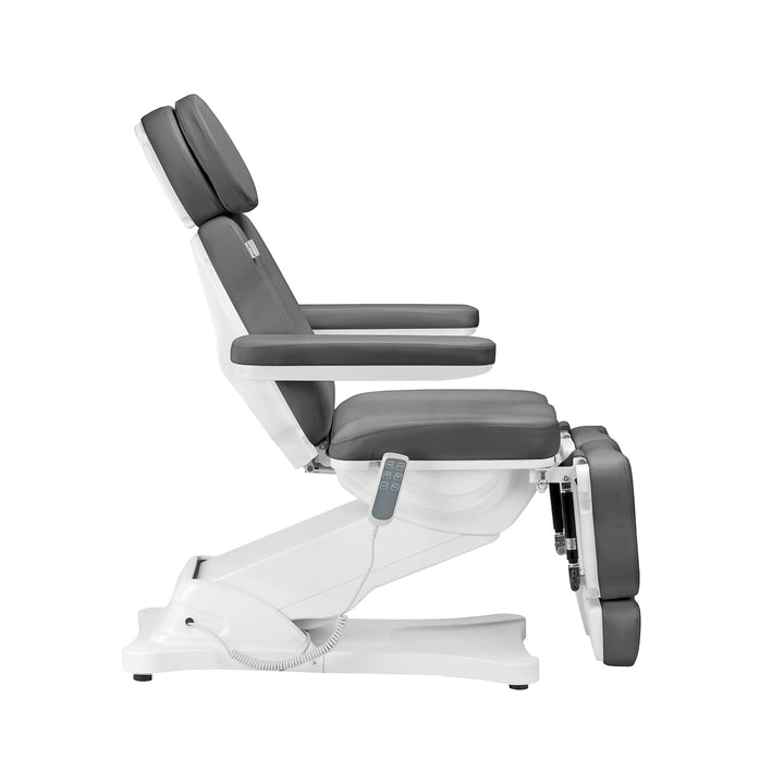 Poltrona Estetica Elettrica Sillon Classic 3 Motori Inclinabile Grigia - immagine 4