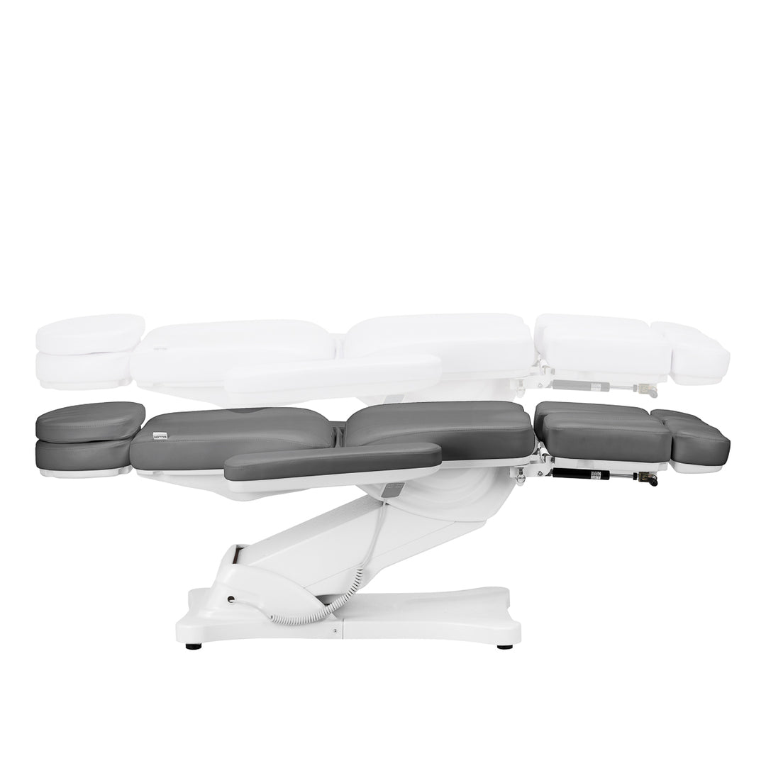 Poltrona Estetica Elettrica Sillon Classic 3 Motori Inclinabile Grigia - immagine 7