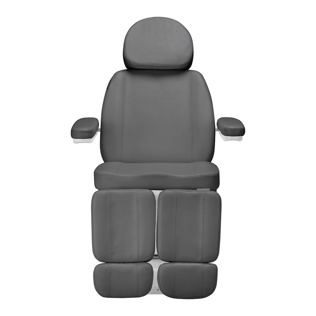 Poltrona Estetica Elettrica Sillon Classic 3 Motori Inclinabile Grigia - immagine 9