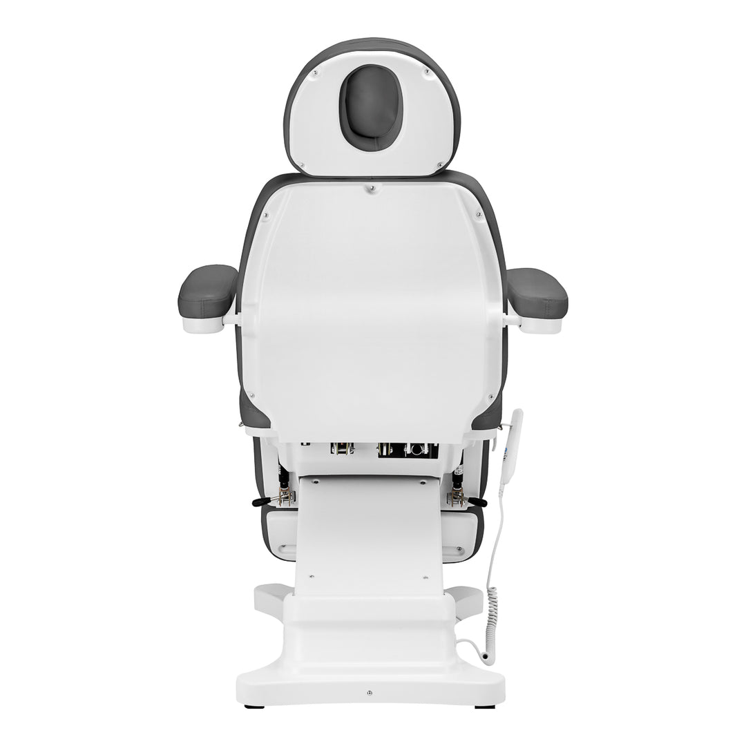 Poltrona Estetica Elettrica Sillon Classic 3 Motori Inclinabile Grigia - immagine 10