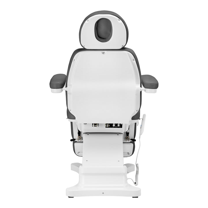 Poltrona Estetica Elettrica Sillon Classic 3 Motori Inclinabile Grigia - immagine 10