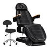 Poltrona Estetica Elettrica Sillon Lux 273B 3 Motori con Sgabello Nero
