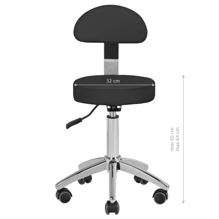 Poltrona Estetica Elettrica Sillon Lux 273B 3 Motori con Sgabello Nero - immagine 19