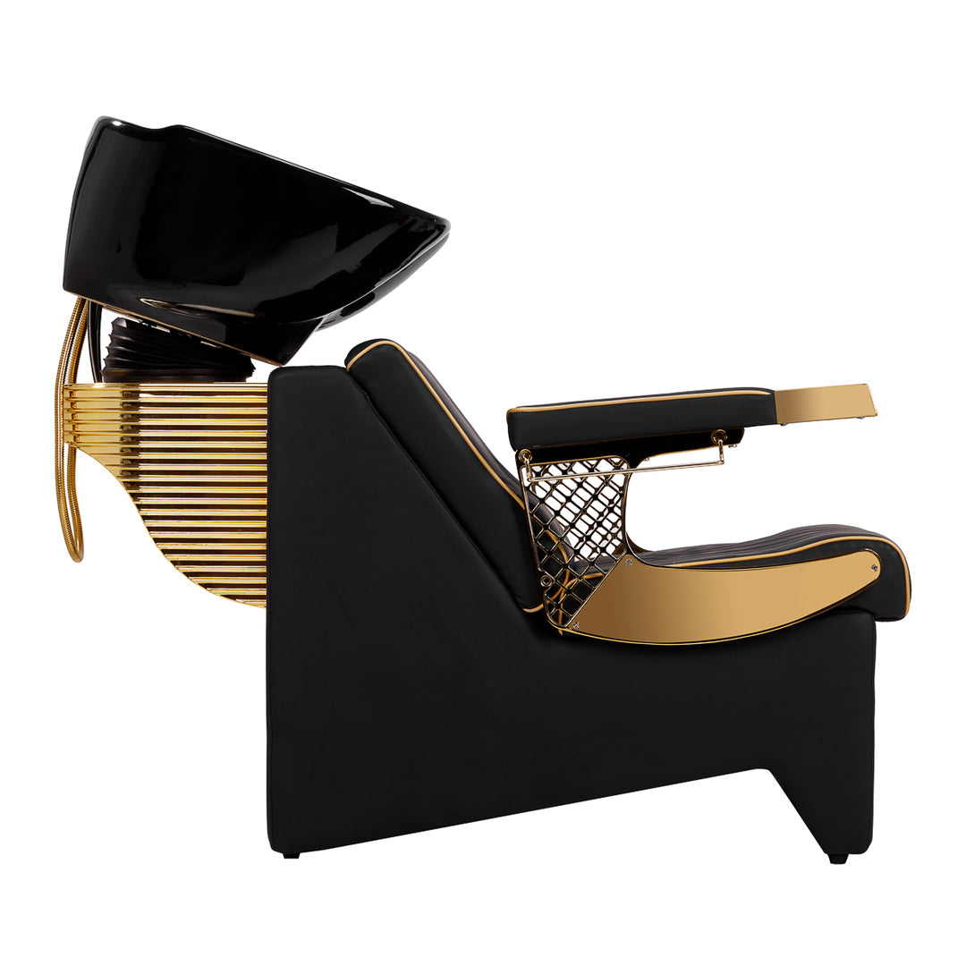 Barber Lavatesta Parrucchiere Gabbiano Marcus Nero-Oro - immagine 2