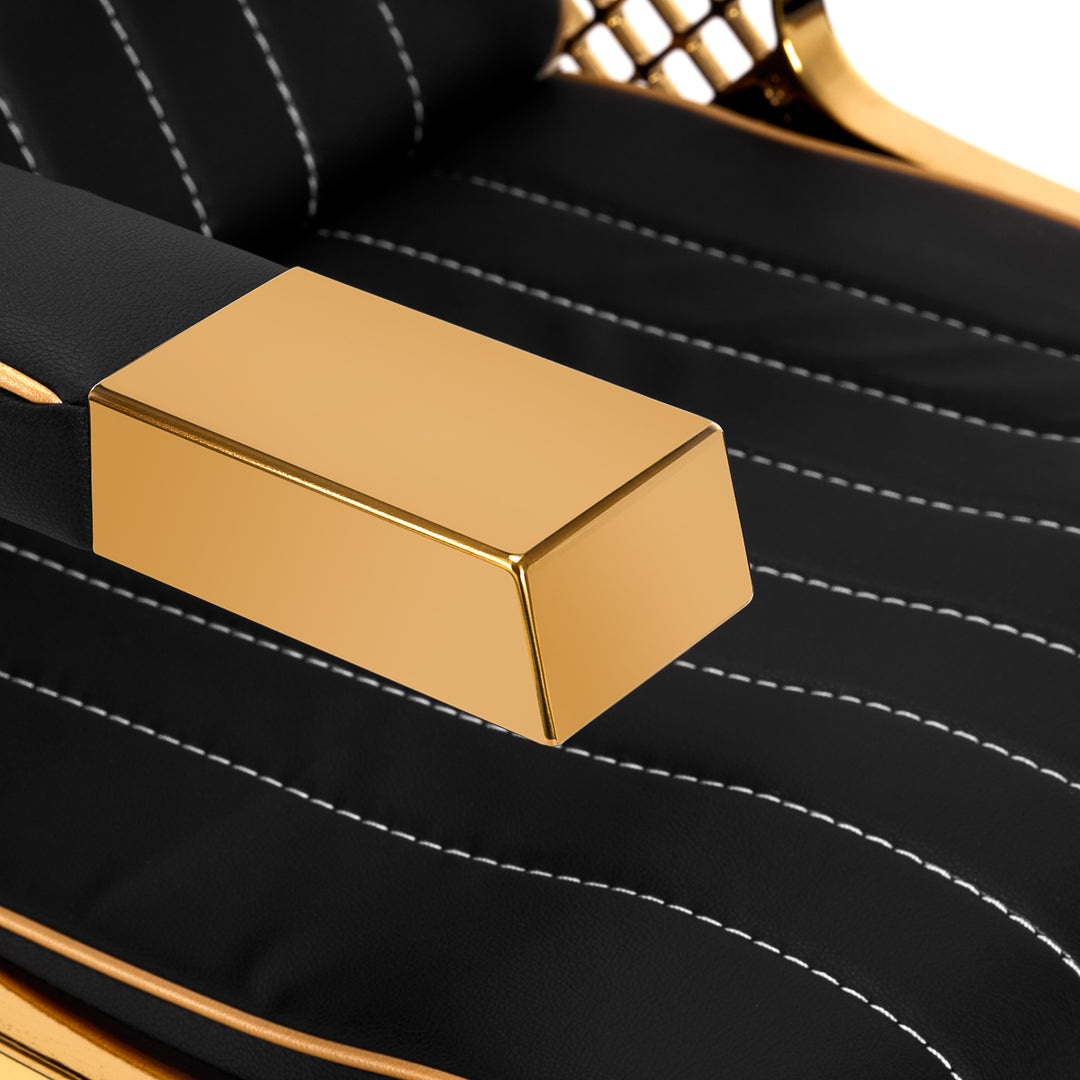 Barber Lavatesta Parrucchiere Gabbiano Marcus Nero-Oro - immagine 5