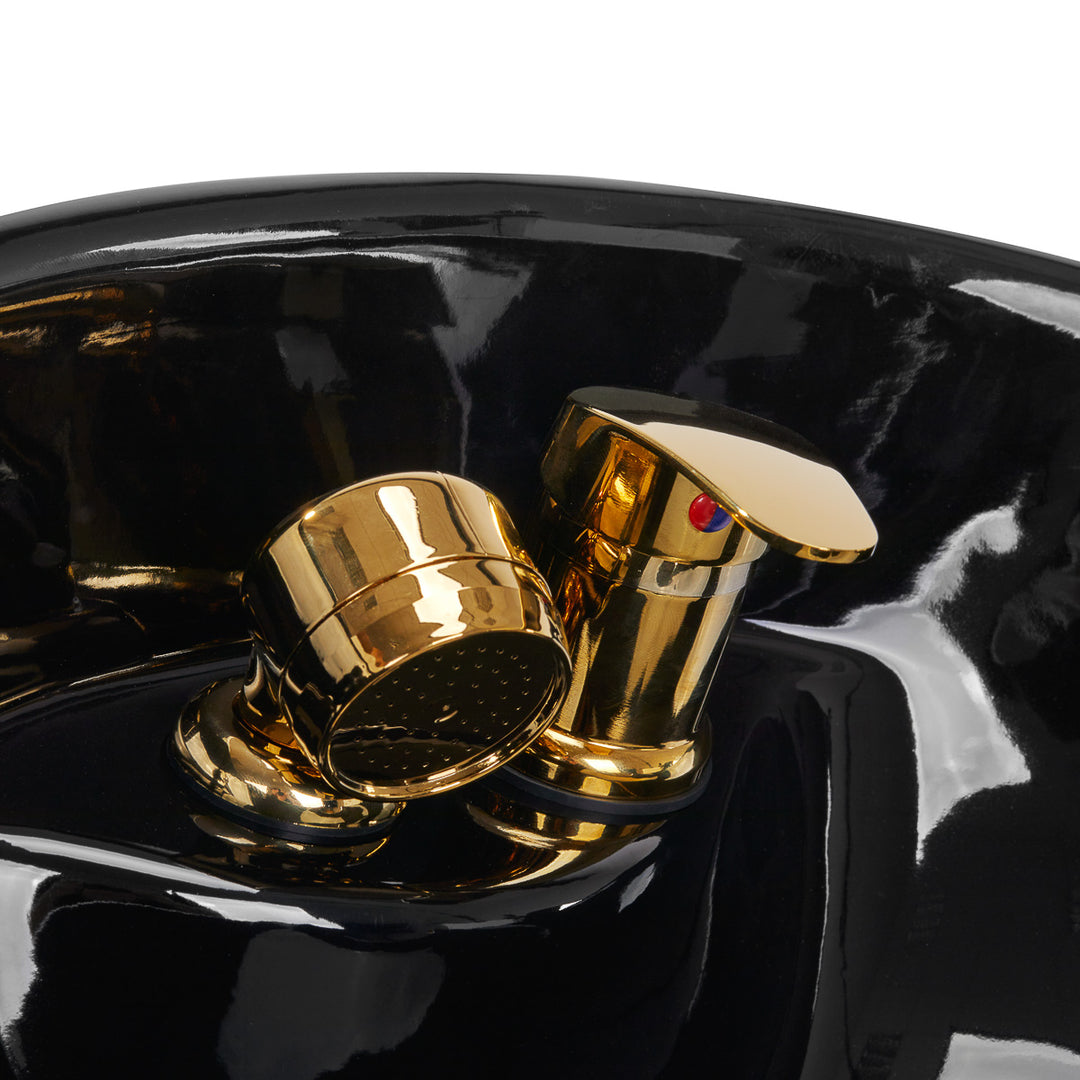 Barber Lavatesta Parrucchiere Gabbiano Marcus Nero-Oro - immagine 11