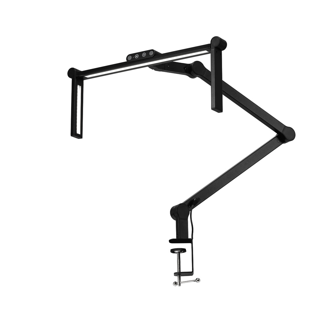 Lampada LED con Morsetto e Colore e Intensità Regolabili Glow L03 Nero - immagine 3