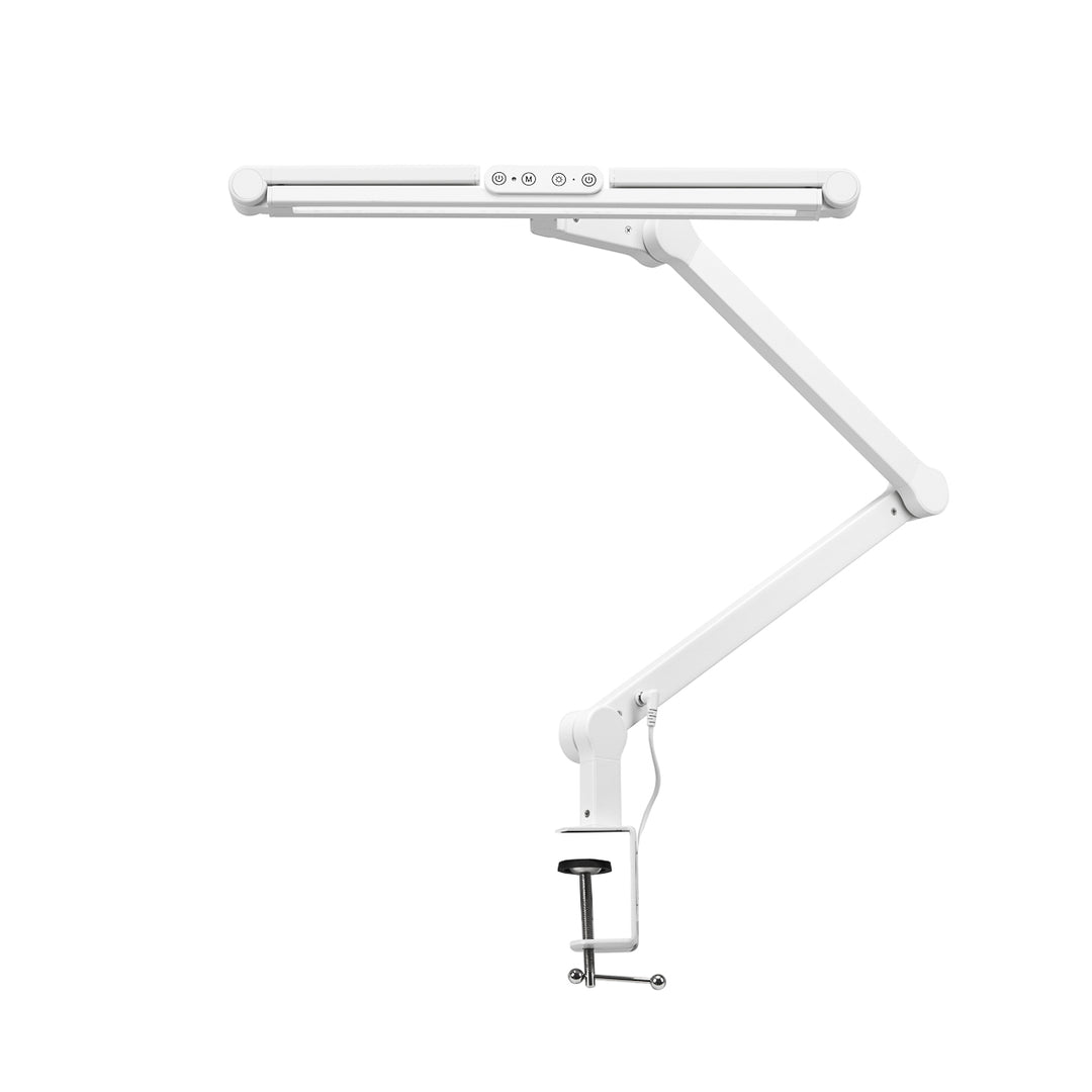 Lampada LED con Morsetto e Colore e Intensità Regolabili Glow L03 Bianco - immagine 5