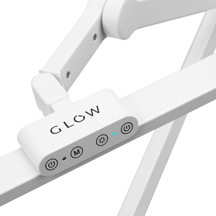 Lampada LED con Morsetto e Colore e Intensità Regolabili Glow L03 Bianco - immagine 6