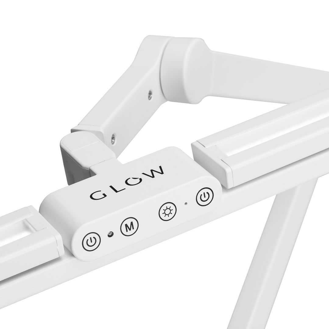 Lampada LED con Morsetto e Colore e Intensità Regolabili Glow L03 Bianco - immagine 8